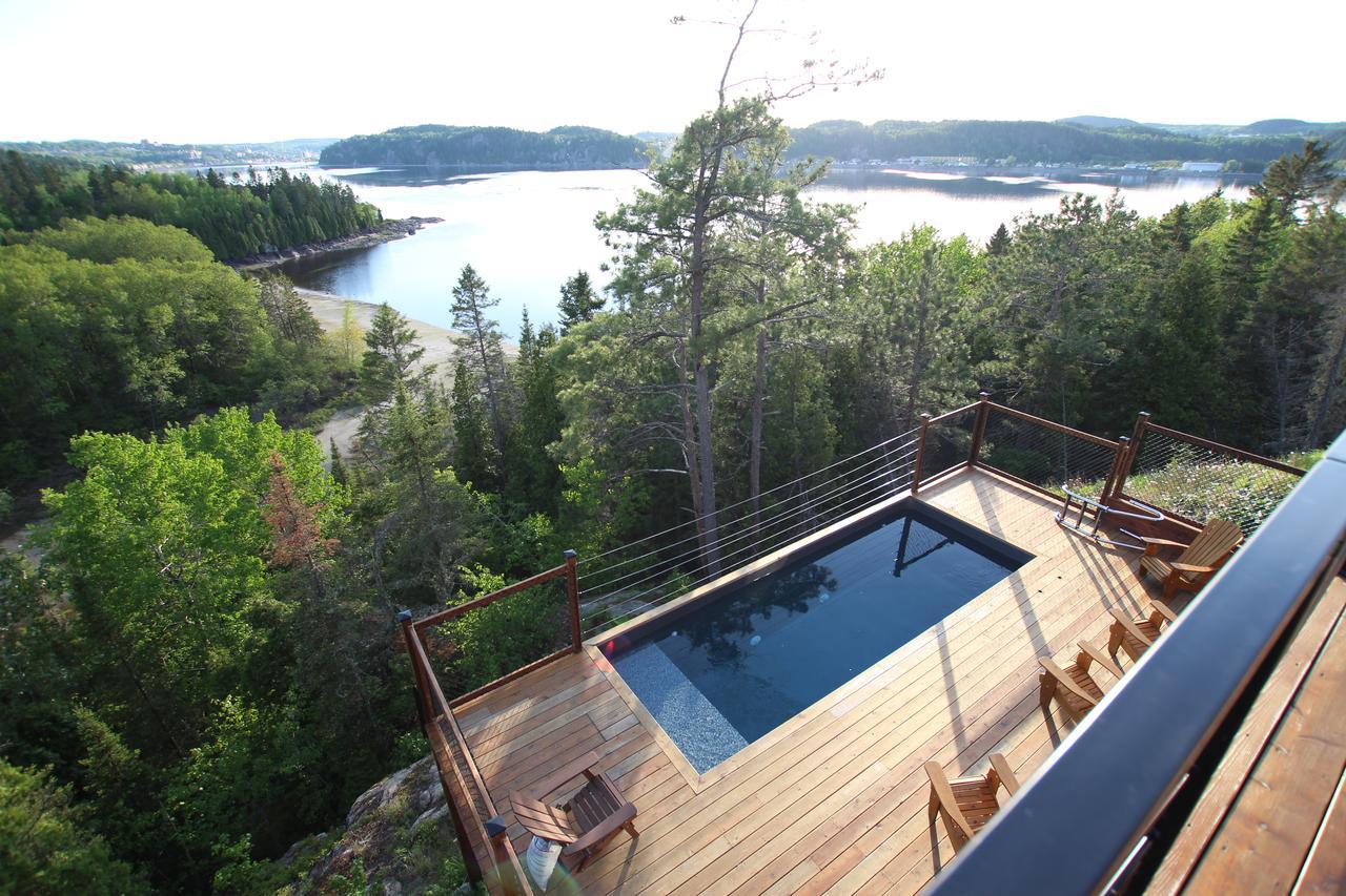 Gite Du Haut Des Arbres Saguenay Zewnętrze zdjęcie